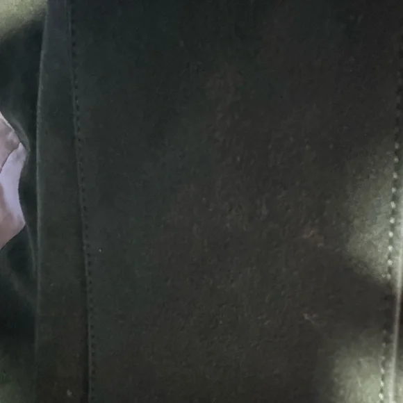 Quince Italian Suede Slouchy Shoulder Bag in Green B269 - Picture 12 of 12